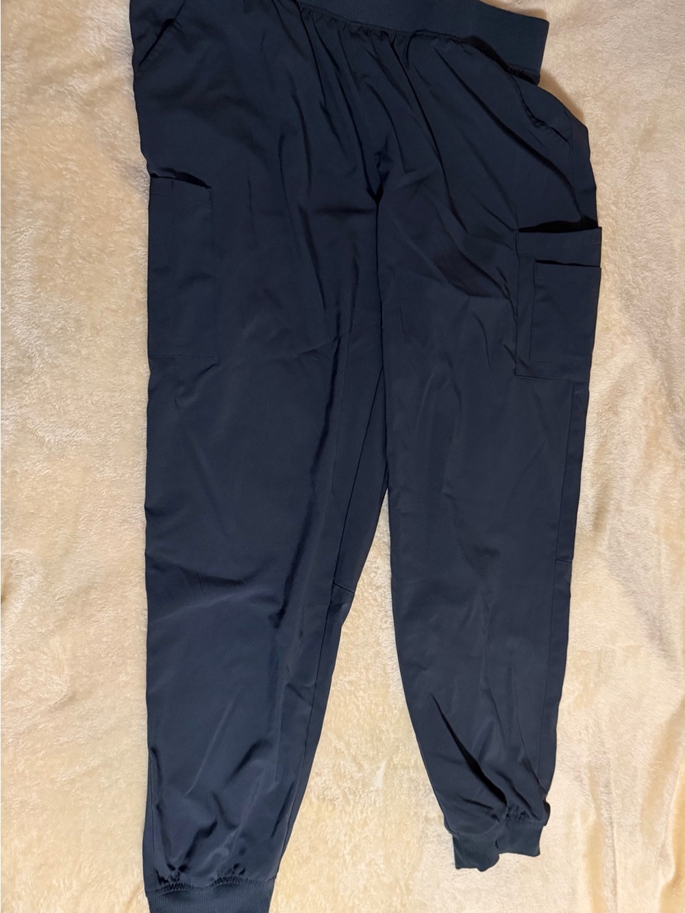Easy Stretch Pewter Women’s scrub Pants - Stretch Fabric, Size L